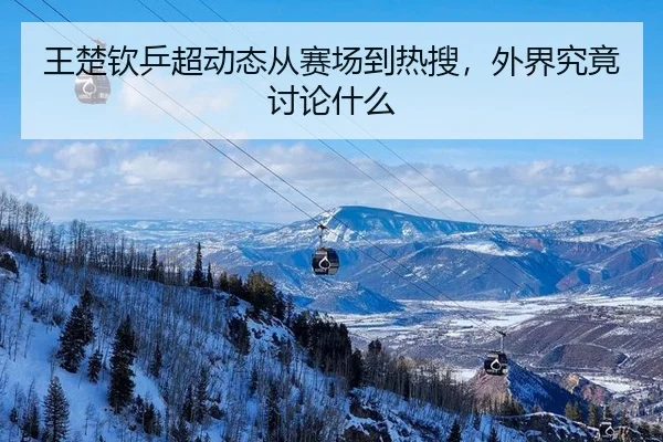 王楚钦乒超动态从赛场到热搜，外界究竟讨论什么